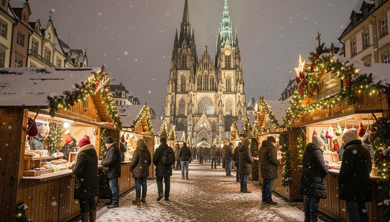 Christmas Markets Bus Tour from Amsterdam 2026: Cologne, Aachen, Brussels Day Trips